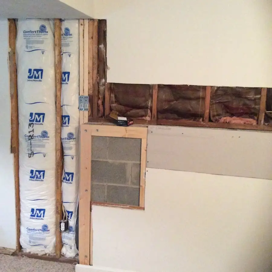 Wall insulation replacement during Structural Drying in Tonganoxie